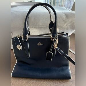 Coach Navy Blue Christie Carryall